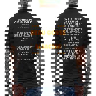 Origine Alsaceuper Alsacien Humour Beau Gosse Alsacien T-shirt imprimé au dos - Cadeauxyz