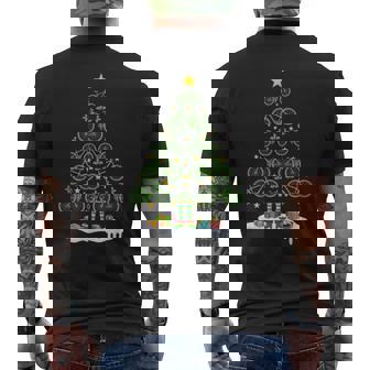 Ornamento Di Natale Bicicletta Albero Di Natale Amante Della Bicicletta T-shirt da uomo con stampa posteriore - Novitaregali