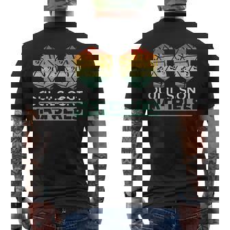 Oui Ilsont Naturels Jeu De Rôle Jdr D20 Cadeau Jeu De Rôle T-shirt imprimé au dos - Cadeauxyz