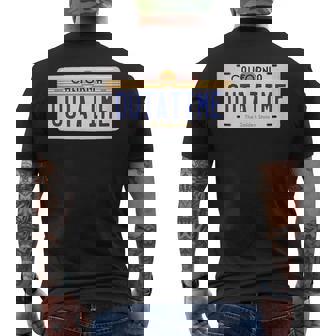 Outatime Classiccifi Retro Future California Placa De Matrícula Camiseta Hombre Estampado Espalda - Regaloses