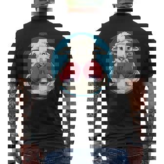 Ovejas Boxeo Camiseta Hombre Estampado Espalda - Regaloses