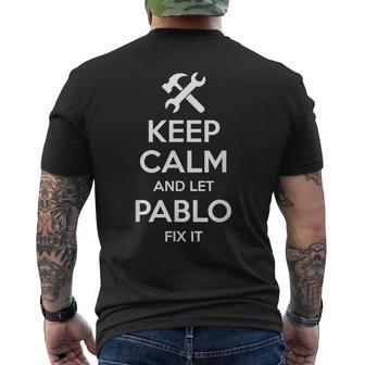 Pablo Fix Quote Birthday Idea De Regalo Con Nombre Personalizado Camiseta Hombre Estampado Espalda - Regaloses