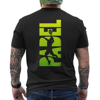 Padel Tennis Joueur Paddleball Padel T-shirt imprimé au dos - Cadeauxyz