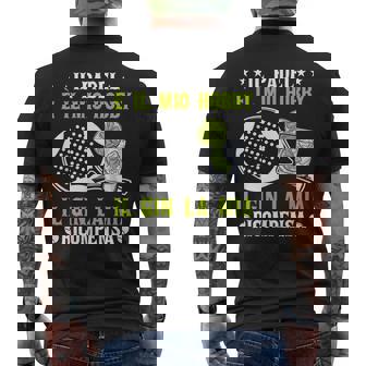 Padelista Giocatori Padel Tennis Divertente Padel & Gin T-shirt da uomo con stampa posteriore - Novitaregali