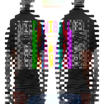 Paintball Vintage Paintball Player Retro Paintballer Men's T-shirt Back Print | Seseable UK