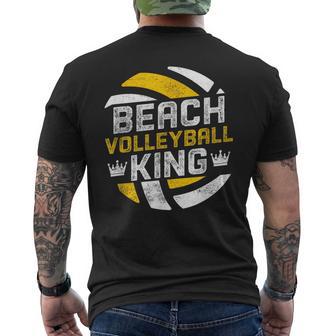 Pallavolo Divertente Beacholley King Giocatore Di Pallavolo T-shirt da uomo con stampa posteriore - Novitaregali