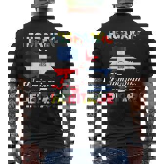 Hispanic Heritage Month Dominican Republic Flag Dominicana Men's T-shirt Back Print - Monsterry