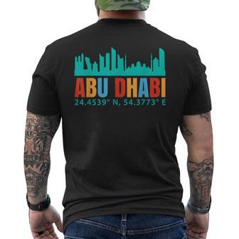 Panorama D'abu Dhabi T-shirt imprimé au dos - Cadeauxyz