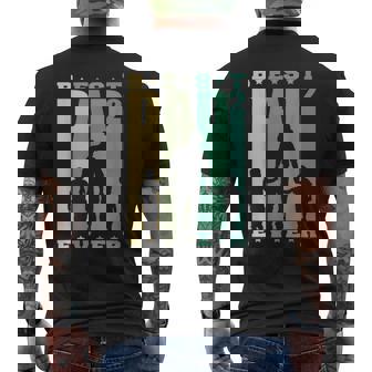 Papà Di 2 Figli Battito Cardiaco Regalo Padre Di Due Figli T-shirt da uomo con stampa posteriore - Novitaregali