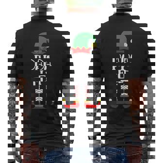 Papa Elf Familienoutfit Familie Partnerlook Weihnachten T-Shirt mit Rückendruck - Seseable