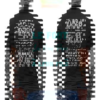 Papa Joueur Foot Football Maillot Cadeau Footballeur Humour T-shirt imprimé au dos - Cadeauxyz