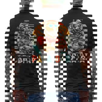 Papá Oso Papá Bear Día Del Padre Hijo Hija 2 Niños Retro Camiseta Hombre Estampado Espalda - Regaloses