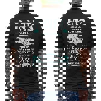 Papa Zuein Ist Eine Ehre Opa Zuein Unbezahlbaratertag T-Shirt mit Rückendruck - Seseable