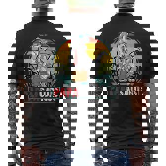 Papasaurus T Rex Dinosaurio Papá Dino Padreauro Hombre Camiseta Hombre Estampado Espalda - Regaloses