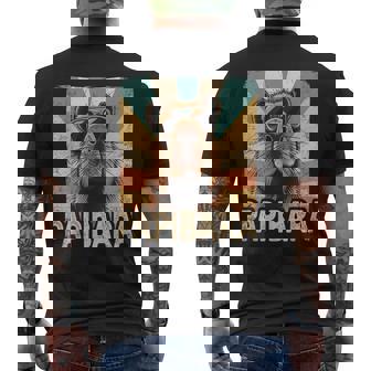 Papibara Divertido Capybara Mejor Papá Día Del Padre Capybara Camiseta Hombre Estampado Espalda - Regaloses