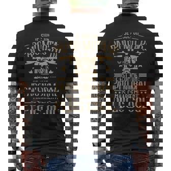 Papou Motard Idée Fête De Pères Humour Moto Motoriste T-shirt imprimé au dos - Cadeauxyz