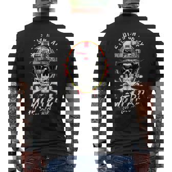 Papy Motard Qui Déchire Tête De Mort Fête Des Grands-Pères T-shirt imprimé au dos - Cadeauxyz