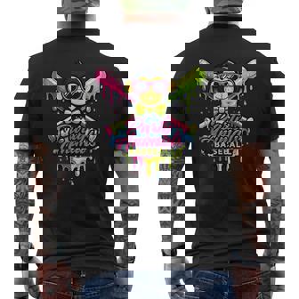 Party Animals Baseball Monkey Men's T-shirt Back Print | Mazezy