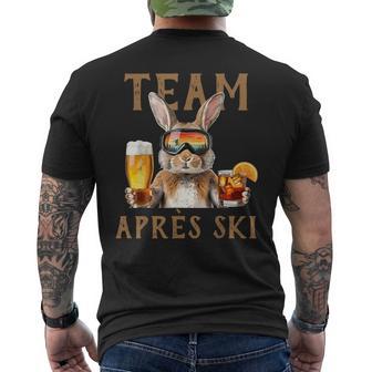 Party Team Aprèski Lustiger Hasekifahren Bier Cocktail T-Shirt mit Rückendruck - Geschenkecke