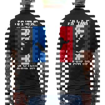 Pas L'temps J'ai Chute Libre Parachutiste T-shirt imprimé au dos - Cadeauxyz