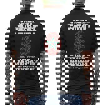 Pas Parfait Mais Jeuis Marocain Homme Maroc Adn T-shirt imprimé au dos - Cadeauxyz