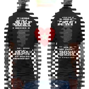 Pas Parfait Mais Jeuis Marocain Homme Maroc T-shirt imprimé au dos - Cadeauxyz