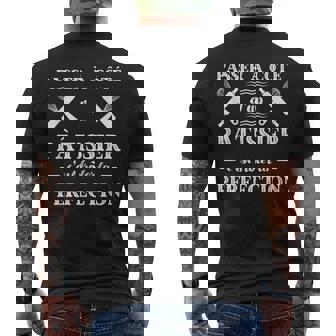 Patissier Parfait Perfection Humour Patisserie Homme Drole T-shirt imprimé au dos - Cadeauxyz