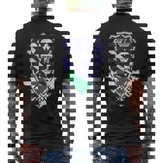 Patriotic Veteran Military Distressed 506Th Infantry Veteran Men's T-shirt Back Print | Mazezy