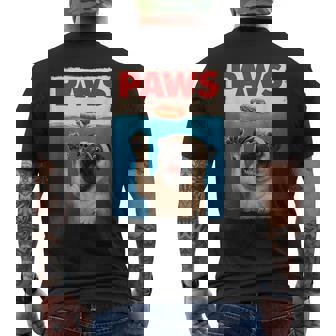 Paws Carlin Hot Dog Amusantous L'eau Pour Atteindre Un Hot-Dog T-shirt imprimé au dos - Cadeauxyz