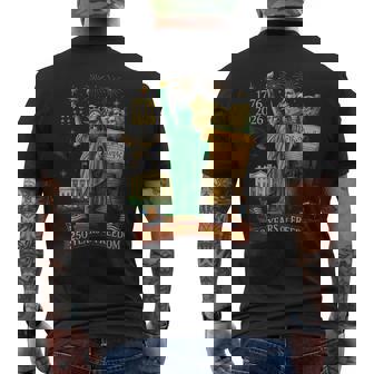 We The People 250 Years Of Freedom 1776-2026 250Th Birthday Men's T-shirt Back Print - Monsterry