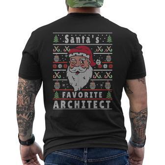 Père Noël Moche Architecte De Noël T-shirt imprimé au dos - Cadeauxyz