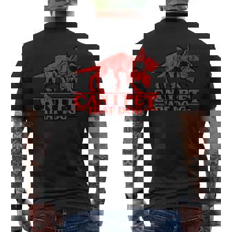 Can I Pet That Dog Dog Lover Strangers Demodogs Men's T-shirt Back Print - Monsterry