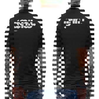 Phrase En Allemand Genau T-shirt imprimé au dos - Cadeauxyz