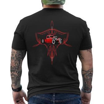 Pinstriping And Classic Hot Rod Vintage Truck Men's T-shirt Back Print - Thegiftio UK