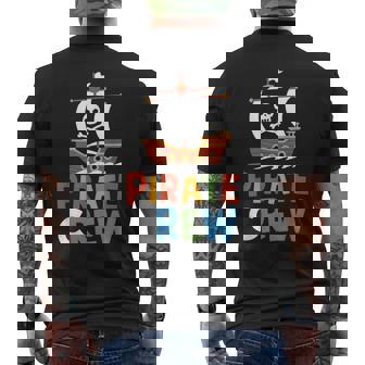 Pirate Crew Fun Group Matching Pirate Squad Men's T-shirt Back Print | Mazezy