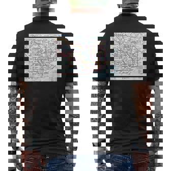 Plan Du Métro De Tokyo Japon T-shirt imprimé au dos - Cadeauxyz