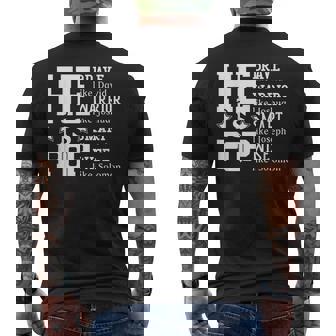 He Is Pop Christian Bible Verse Happy Fathers Day Pop Men's Back Print T-Shirt | Mazezy