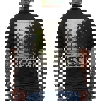 Portland Frog Protest Retro Vintage Men's T-shirt Back Print | Seseable UK