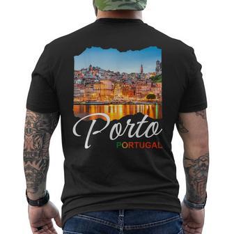 Porto Portugal Souvenir Porto Men's T-shirt Back Print - Thegiftio UK