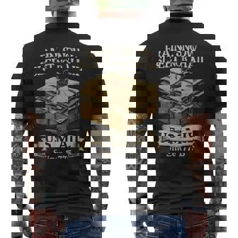 Postal Worker Delivering US Mail 1775-2025 250 Years Men's T-shirt Back Print - Thegiftio