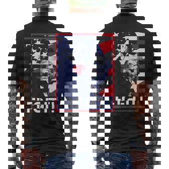 Póster De La Bandera De Estados Unidos De Trump Fight Fist Pump 2024 Camiseta Hombre Estampado Espalda - Regaloses