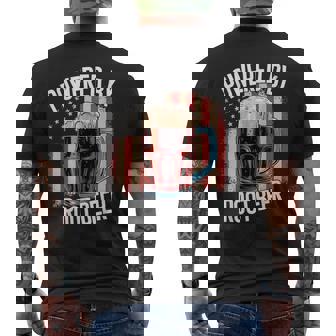 Powered By Root Beer Men's T-shirt Back Print | Mazezy