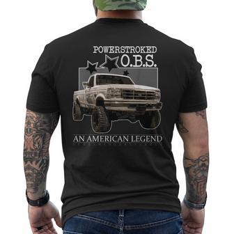 Powerstroke Obs F350 F250 F150 73 60 67 Men's T-shirt Back Print - Thegiftio UK