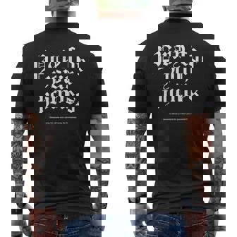 Pray For Your Homies Always Pray For Others Who Can't Pray Men's T-shirt Back Print - Thegiftio