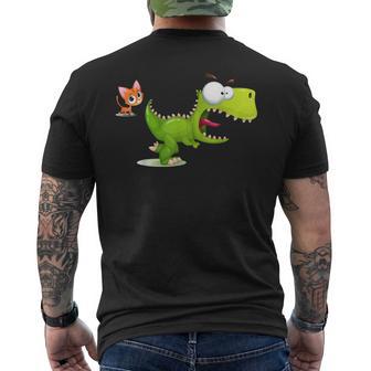 Prehistórico Jurassic Time Dinosaur Tiempo Divertido Camiseta Hombre Estampado Espalda - Regaloses