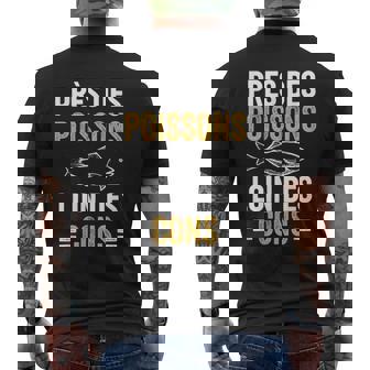 Près Des Poissons Loin Des Cons Cadeau Drôle Pêcheur Poisson T-shirt imprimé au dos - Cadeauxyz