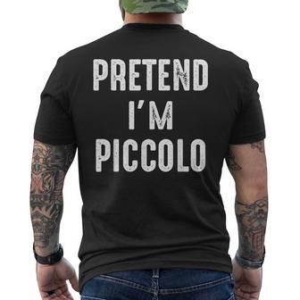 Pretend I'm Piccolo Family Matching Halloween Costume Men's T-shirt Back Print - Thegiftio UK