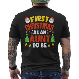 Primera Navidad Como Tía Paraer La Futura Tía De Navidad Camiseta Hombre Estampado Espalda - Regaloses