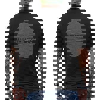 Progressive Rock Techno Sound Cool Prime Number Prog Men's Back Print T-Shirt | Mazezy