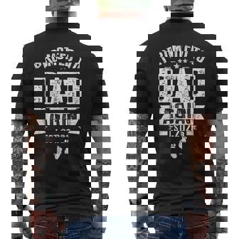 Promoted To Dad Again Est 2026 Pregnancy Announcement Men's T-shirt Back Print | Seseable CA